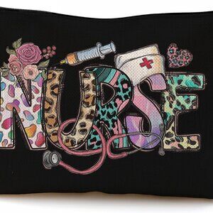 Nurse Makeup Bags,Nurse Gifts for Women,Nurse Cosmetic Bags With Zipper,Nurse Gi